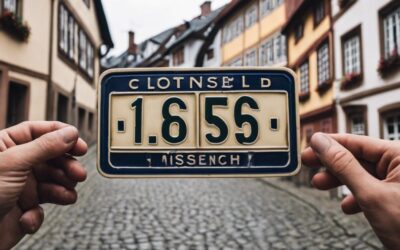 Nummernschild in Eisenach verloren oder gestohlen – Wie ersetzt man es?